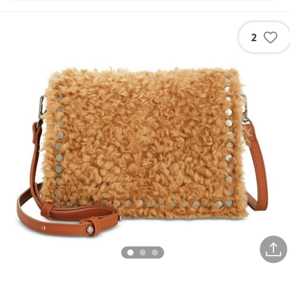 Steve Madden Cordaroy fur bag